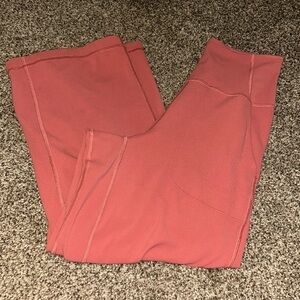 Lululemon Align Wide Leg Crop 23" in ”Soft Cranberry”